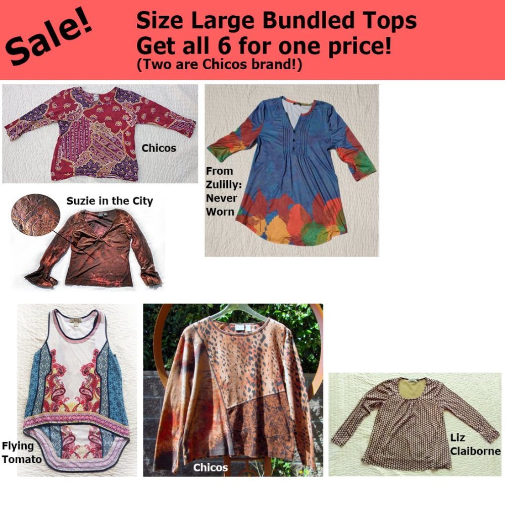 BIG BUNDLE! Size Large Tops